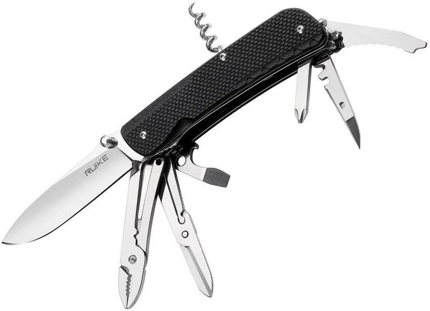 Ruike L41 Large Multitool Knife With Pliers Wire Cutter Scissors Bottle Opener For Outdoor DIY Enthusiasts by RUIKE