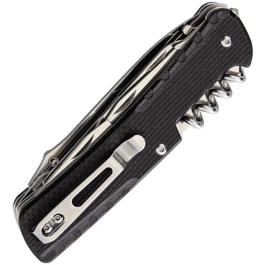 Ruike LD42 Multitool Knife - All-In-One EDC Tool With 3.5in Mirror Blade And 12C27 Sandvik Stainless by RUIKE