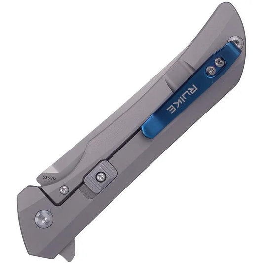 Ruike M121 Framelock EDC Knife - S35VN Blade, Satin Titanium Handle For Everyday Carry by RUIKE