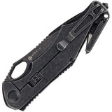RUIKE M195 Framelock Beta Plus Folding Knife - D2 Tool Steel Blade With Partial Serration For Everyday Carry by RUIKE