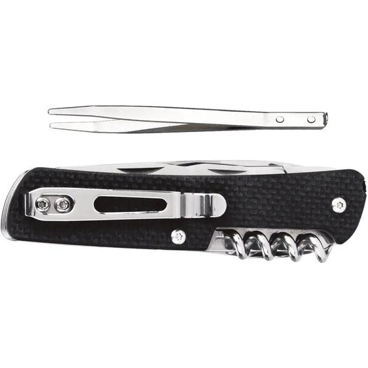 Ruike M41 Medium Folding Knife - 12C27 Sandvik Blade, Black G10 Handle, All In One Outdoor Tool by RUIKE
