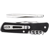Ruike M41 Medium Folding Knife - 12C27 Sandvik Blade, Black G10 Handle, All In One Outdoor Tool by RUIKE