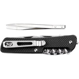 Ruike M61B Medium Folding Knife Black G10 3.75In 12C27 Stainless Blade - Versatile EDC Multitool For Outdoor Enthusiasts by RUIKE