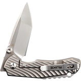 RUIKE M671-TZ Framelock Knife - Satin 154CM Tanto Blade, Titanium Handle For EDC Enthusiasts by RUIKE