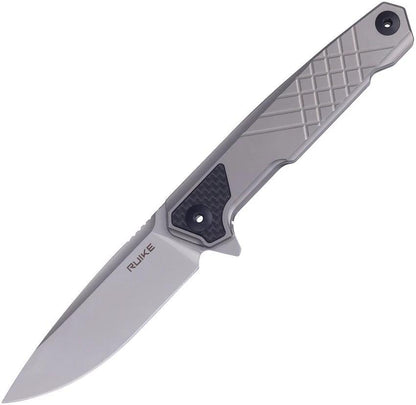 RUIKE M875-TZ Framelock Beta Plus Knife With Titanium Handle Carbon Fiber Insert Bead Blast N690 Blade For EDC by RUIKE