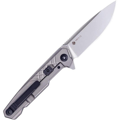 RUIKE M875-TZ Framelock Beta Plus Knife With Titanium Handle Carbon Fiber Insert Bead Blast N690 Blade For EDC by RUIKE