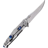 Ruike P108 Framelock Knife With BetaPlus Lock - 3.5 Inch Satin Blade For Secure EDC by RUIKE