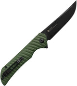 Ruike P122 Linerlock Knife - Green Micarta Handle With 14C28N Blade For EDC And Outdoor Use by Ruike