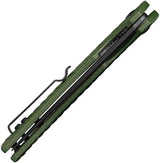 Ruike P122 Linerlock Knife - Green Micarta Handle With 14C28N Blade For EDC And Outdoor Use by Ruike