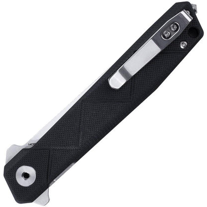 Ruike P127 Linerlock Knife Premium Satin 14C28N Tanto Blade G10 Handle Glass Breaker For EDC Enthusiasts by RUIKE