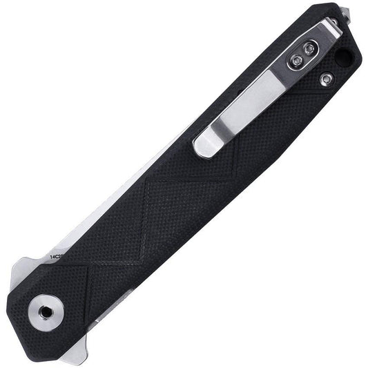 Ruike P127 Linerlock Knife Premium Satin 14C28N Tanto Blade G10 Handle Glass Breaker For EDC Enthusiasts by RUIKE