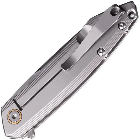 Ruike P831 Framelock Knife - Satin Blade 14C28N Extended Tang Built For Everyday Carry Durability by RUIKE
