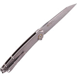 Ruike P831 Framelock Knife - Satin Blade 14C28N Extended Tang Built For Everyday Carry Durability by RUIKE