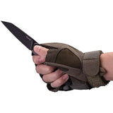 Ruike P831 Framelock Knife - Compact EDC Folding Knife With 3.25 Inch 14C28N Blade And Black Stonewash Finish by RUIKE