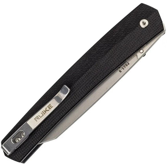 Ruike P865 Linerlock Folding Knife - 3.5 Inch 14C28N Satin Blade With G10 Handle For EDC Enthusiasts by RUIKE