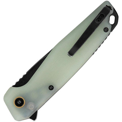 Ruike P873 Button Lock Jade G10 Drop Point EDC Knife by RUIKE