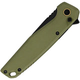 Ruike P873 Button Lock Folding Knife OD Green G10 Handle 14C28N Sandvik Blade Everyday Carry Ready - Compact EDC Tool by RUIKE