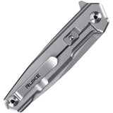 Premium Ruike P875-SZ Framelock EDC Knife With BetaPlus Safety Satin 14C28N Sandvik Blade G10 Inlay by RUIKE
