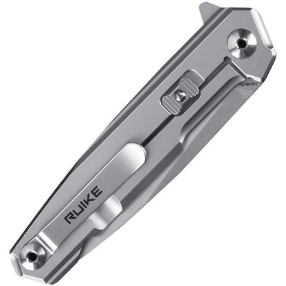 Premium Ruike P875-SZ Framelock EDC Knife With BetaPlus Safety Satin 14C28N Sandvik Blade G10 Inlay by RUIKE
