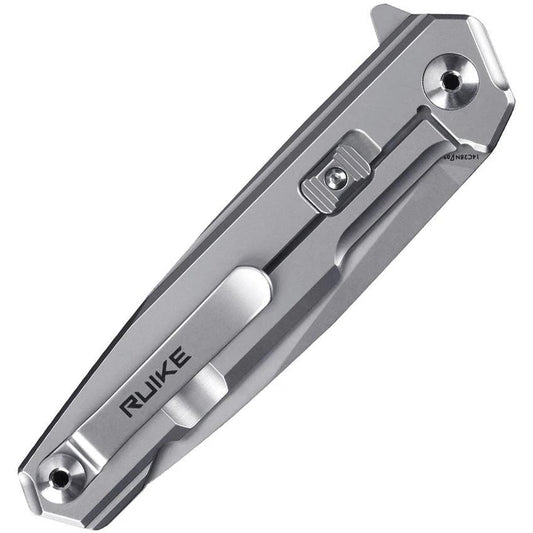 Premium Ruike P875-SZ Framelock EDC Knife With BetaPlus Safety Satin 14C28N Sandvik Blade G10 Inlay by RUIKE