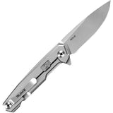 Premium Ruike P875-SZ Framelock EDC Knife With BetaPlus Safety Satin 14C28N Sandvik Blade G10 Inlay by RUIKE