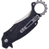 Ruike P881 Linerlock EDC Knife - 3 Inch Sandvik 14C28N Blade With Black G10 Handle by RUIKE