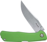 Ruike P882 Lockback Knife - Compact EDC Folding Knife With Satin 12C27 Blade And Green G10 Handle by RUIKE