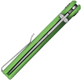 Ruike P882 Lockback Knife - Compact EDC Folding Knife With Satin 12C27 Blade And Green G10 Handle by RUIKE