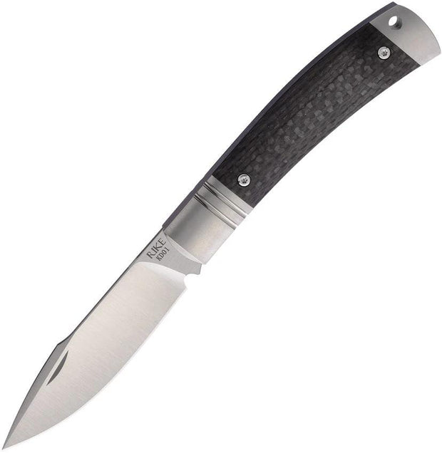 Rike Knife Slip Joint Black Carbon Fiber RKKD01BLKCF by Rike Knife