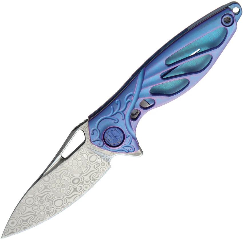 Rike Knife Hummingbird Framelock Blue MINI BLUE by Rike Knife