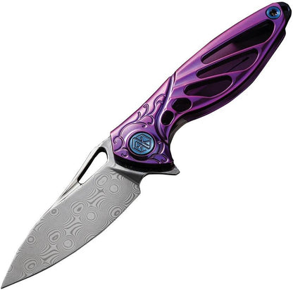 Rike Knife Mini Framelock Purple RKMINI PURPLE by Rike Knife