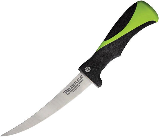Relentless Knives Fillet Knife Curved 7" 7-TI-CRV-FILLET by Relentless Knives