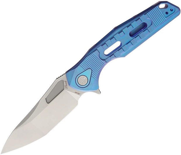 Rike Knife Thor 3 Framelock M390 Blue THOR3 / BLUE by Rike Knife
