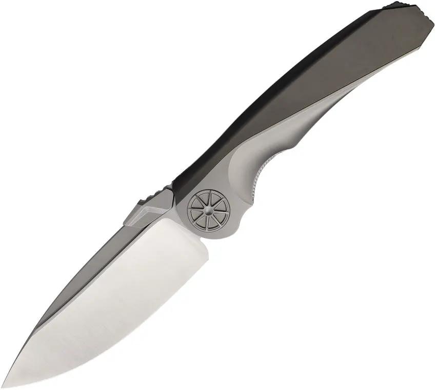Rike Knife Tissto 1 Linerlock Black DLC TISST01B by Rike Knife