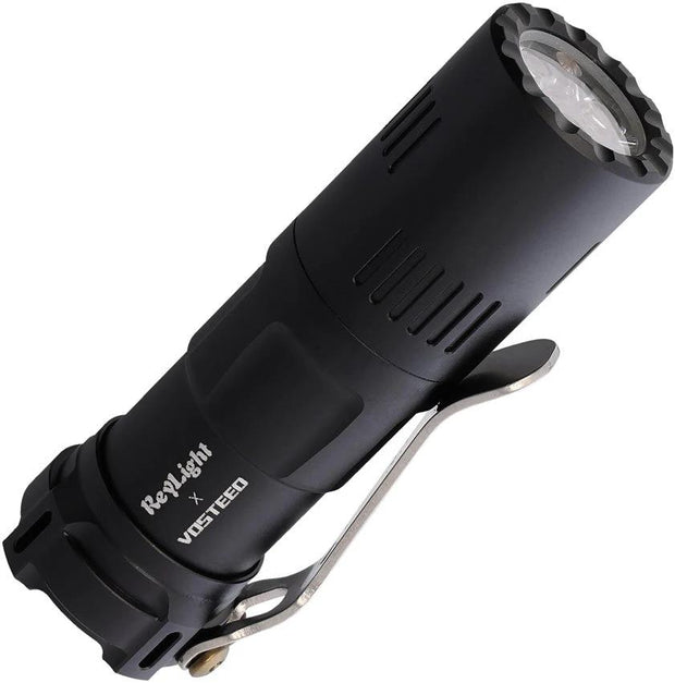 ReyLight Vosteed Rook Flashlight Black ROOK-AL-XPL-BLK by ReyLight