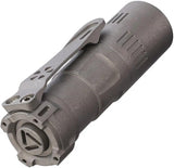 ReyLight Rook Flashlight Ti ROOK-TI-SW - Rechargeable Titanium With Nichia 519A 4000K LED And 4 Modes by ReyLight