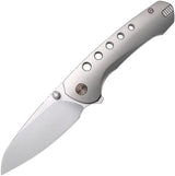 Remette Bee Framelock Ti RT-31022 - Orange Peel Titanium Handle Bead Blast Bohler M390 Blade Pocket Clip by REMETTE