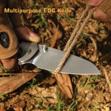 Remette Bee Framelock Ti RT-31022 - Orange Peel Titanium Handle Bead Blast Bohler M390 Blade Pocket Clip by REMETTE