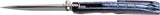 Remette Cool Whale Framelock Ti RTCL-T3 - Pearlescent Blade and Lightning Strike Anodized Titanium Handle by REMETTE