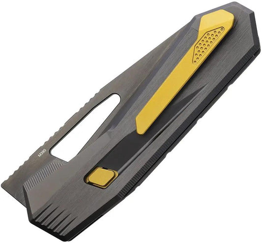 Remette Agile Peregrine Falcon Linerlo RTCZ-B - Black DLC Coated M390 Blade With Titanium Handle by REMETTE