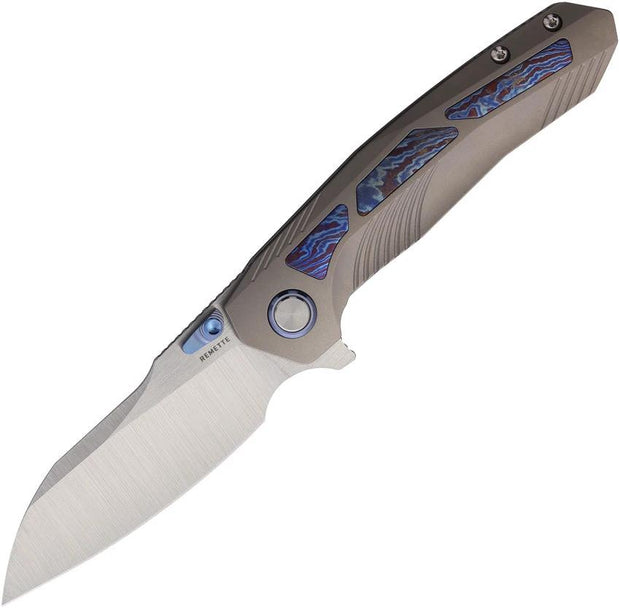 REMETTE Kestrel Framelock Timascus RTPO-D by REMETTE