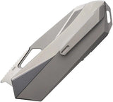 Remette Woodpecker Linerlock RTWP-T - 3 Inch Bohler M390 Stainless Blade, Gray Titanium Handle by REMETTE