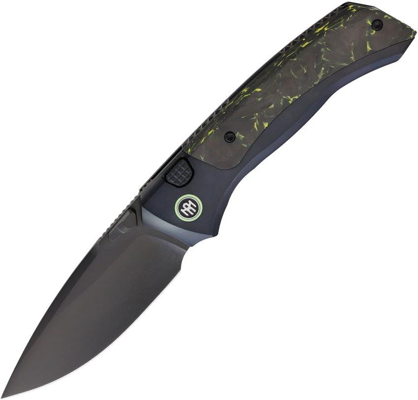REMETTE Steed Button Framelock Yel CF RTWS-BH by REMETTE