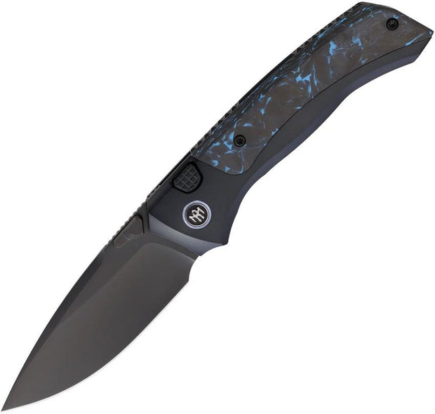 REMETTE Steed Button Framelock Bl CF RTWS-BL by REMETTE