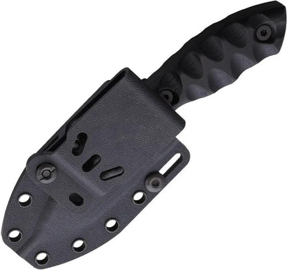 Ranger Knives Model 3 Fixed Blade - Black Coated Carbon Steel Drop Point Blade With Full Tang And Kydex Sheath by Ranger Knives