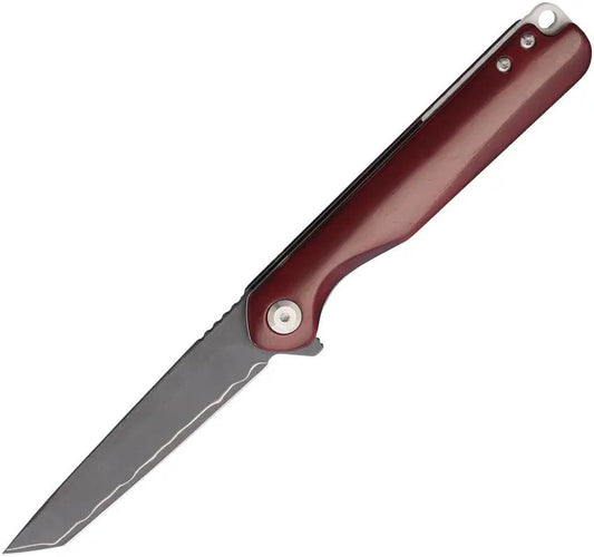 Robeson Linerlock Damascus Red BF112078 by Robeson
