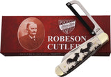 Robeson Gamecock Folder White Etch ROB632730E ETCHED HANDLE by Robeson