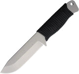 Rogan USA RFK Fixed Blade Knife Black - Full Tang 9in Overall With 4.5in Stonewash 1095HC Blade Adjustable Sheath by Rogan USA