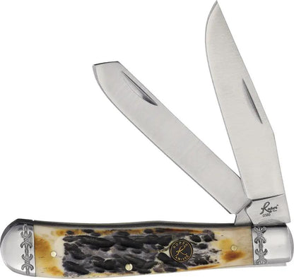 Roper Knives Trapper Burnt Bone RP0002CBW by Roper Knives