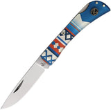 Roper Knives Pecos Tumble Weed Lockback RP0032WS1 by Roper Knives